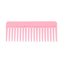 Pink Widetooth Comb for Curly Wet and Dry Hair